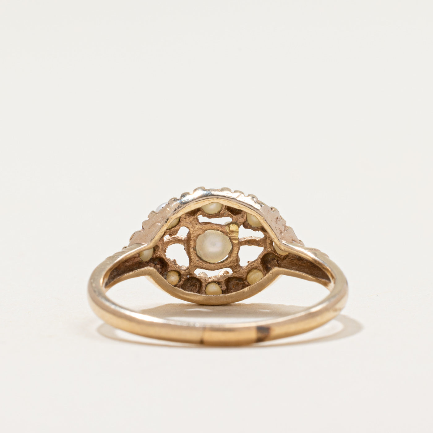 Retro Imitation Pearl Ring | SZ 7.25