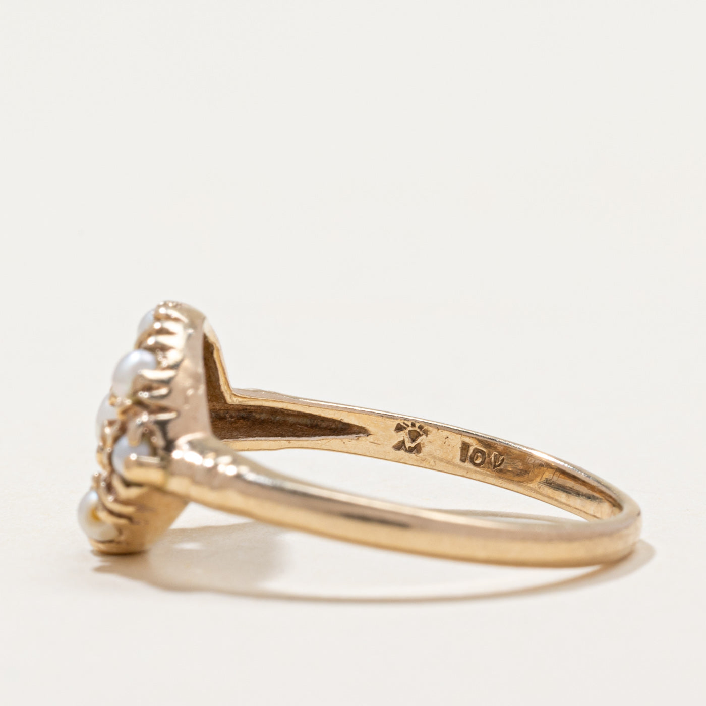 Retro Imitation Pearl Ring | SZ 7.25