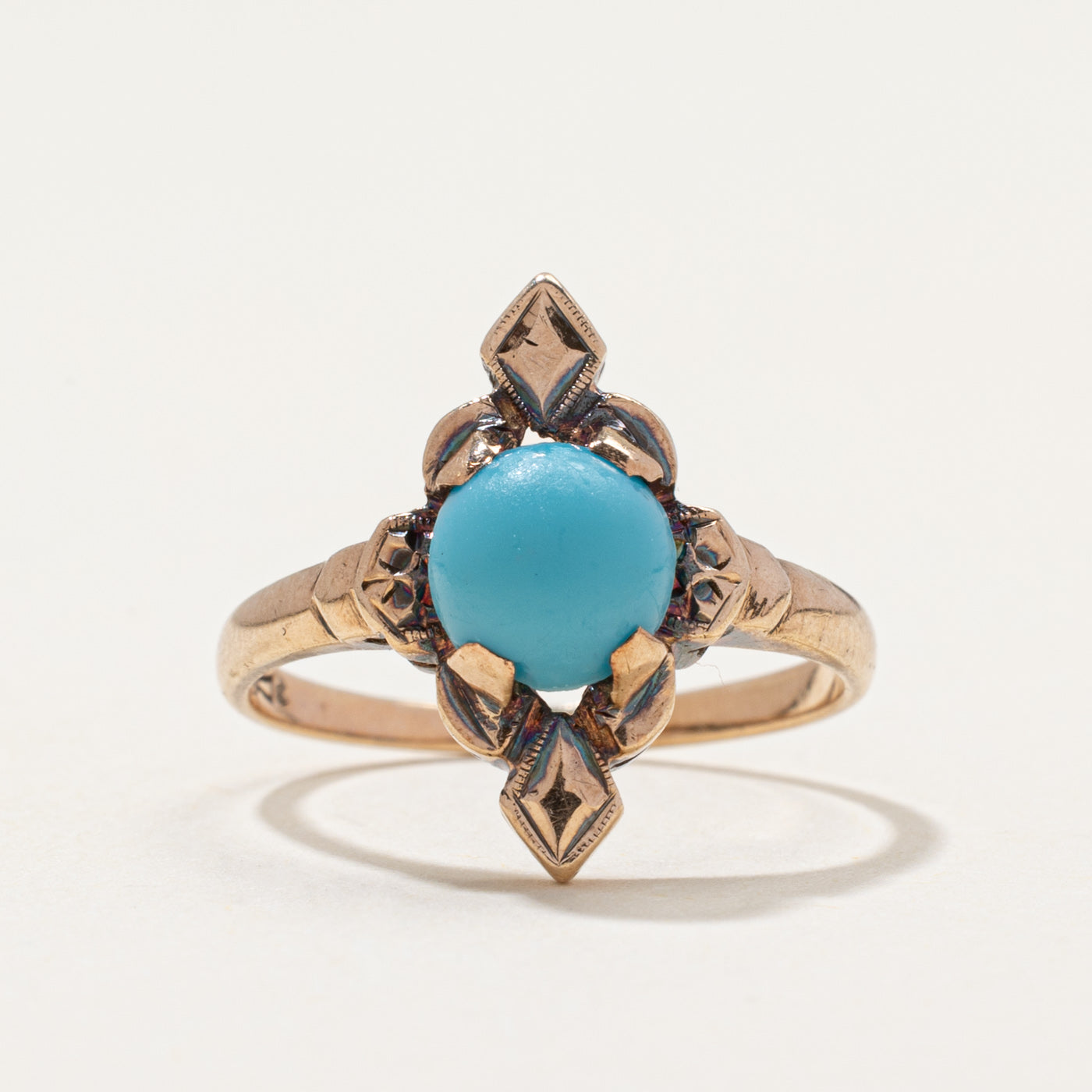 Turquoise Cabochon Ring | 0.95ct | SZ 4.75