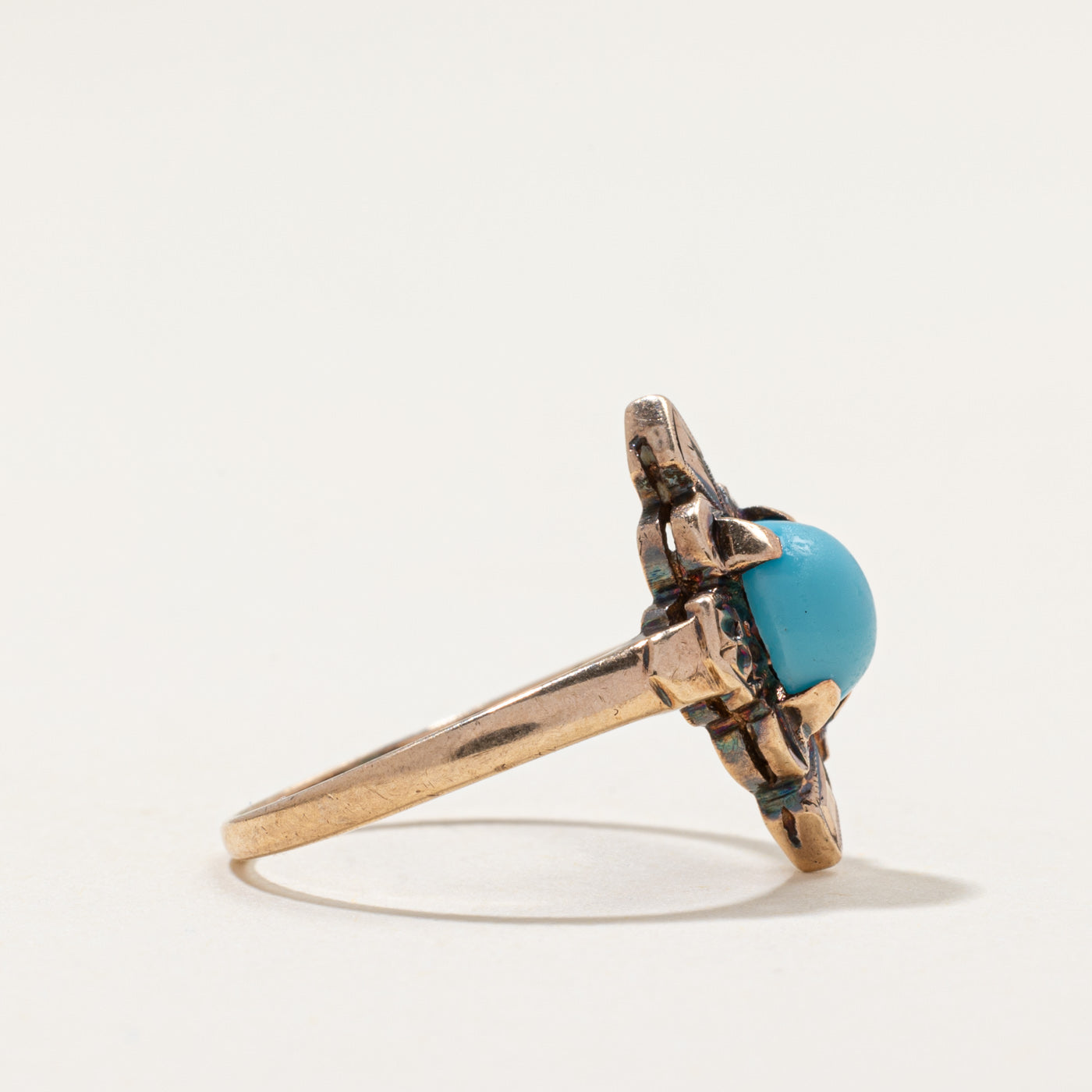 Turquoise Cabochon Ring | 0.95ct | SZ 4.75