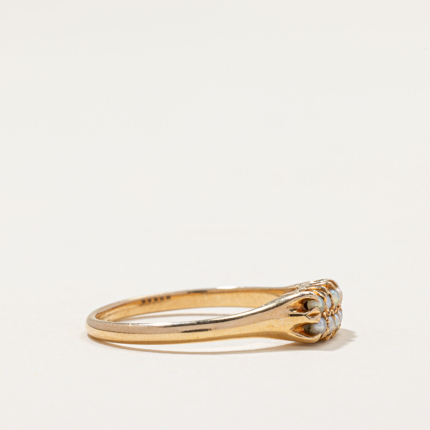 Vintage 14k Seed Pearls Ring | SZ 7