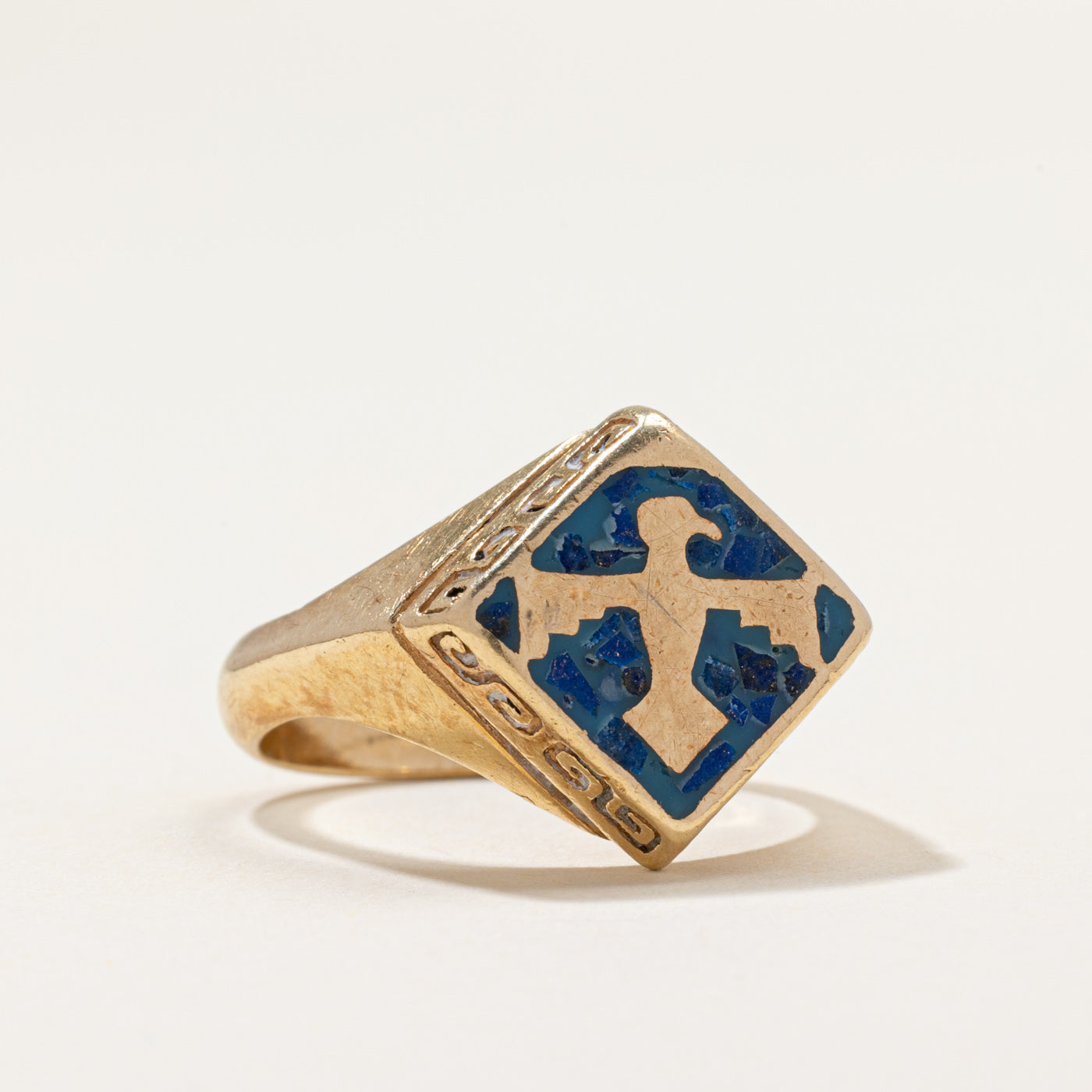 Lapis Inlay Bird Ring | SZ 8