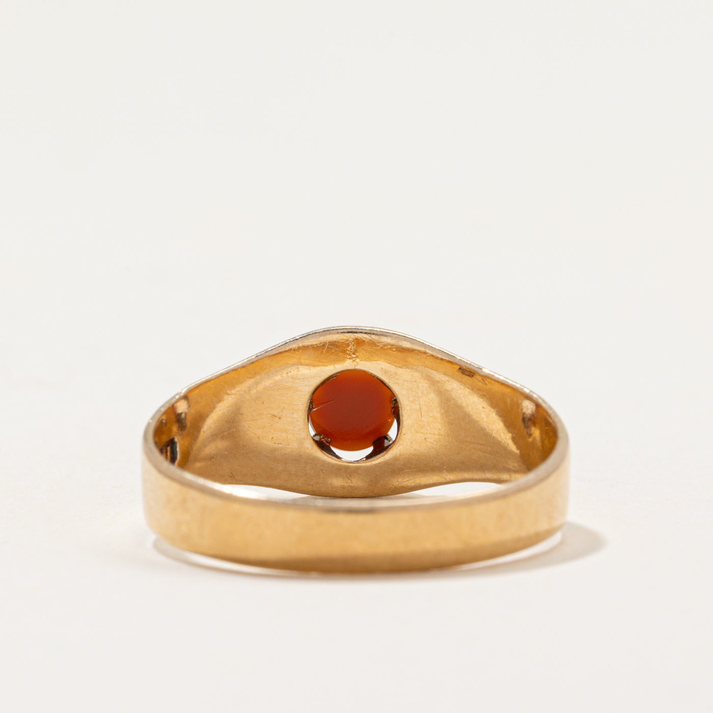 Vintage Belcher Sardonyx Ring | 0.26ct | SZ 7.25