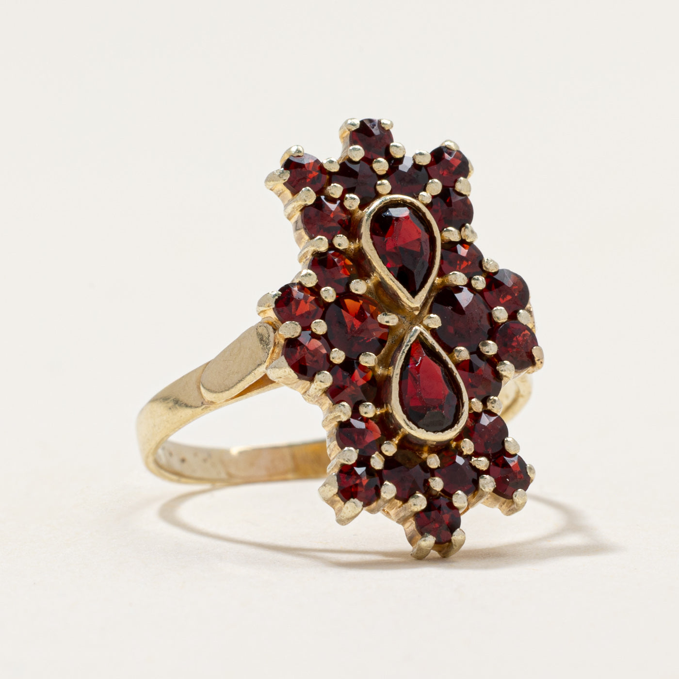 Vintage Garnet Cocktail Ring | 1.30ctw | SZ 6