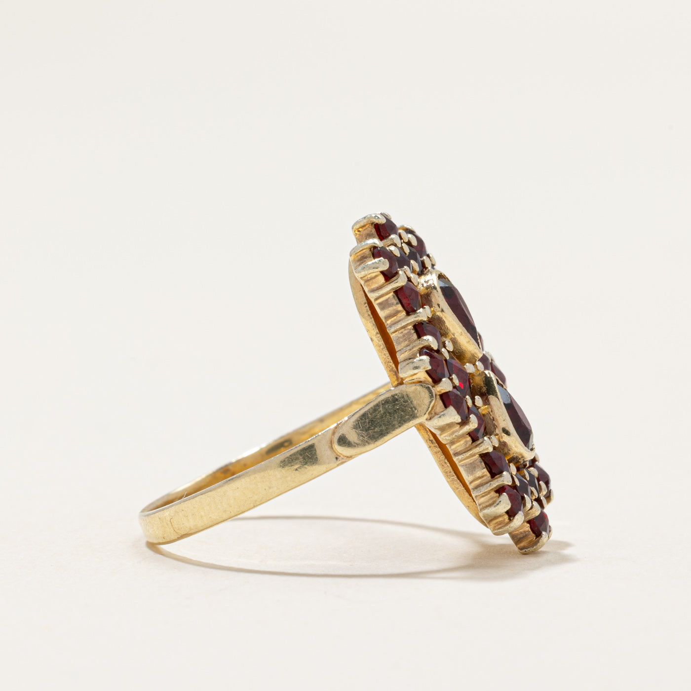 Vintage Garnet Cocktail Ring | 1.30ctw | SZ 6