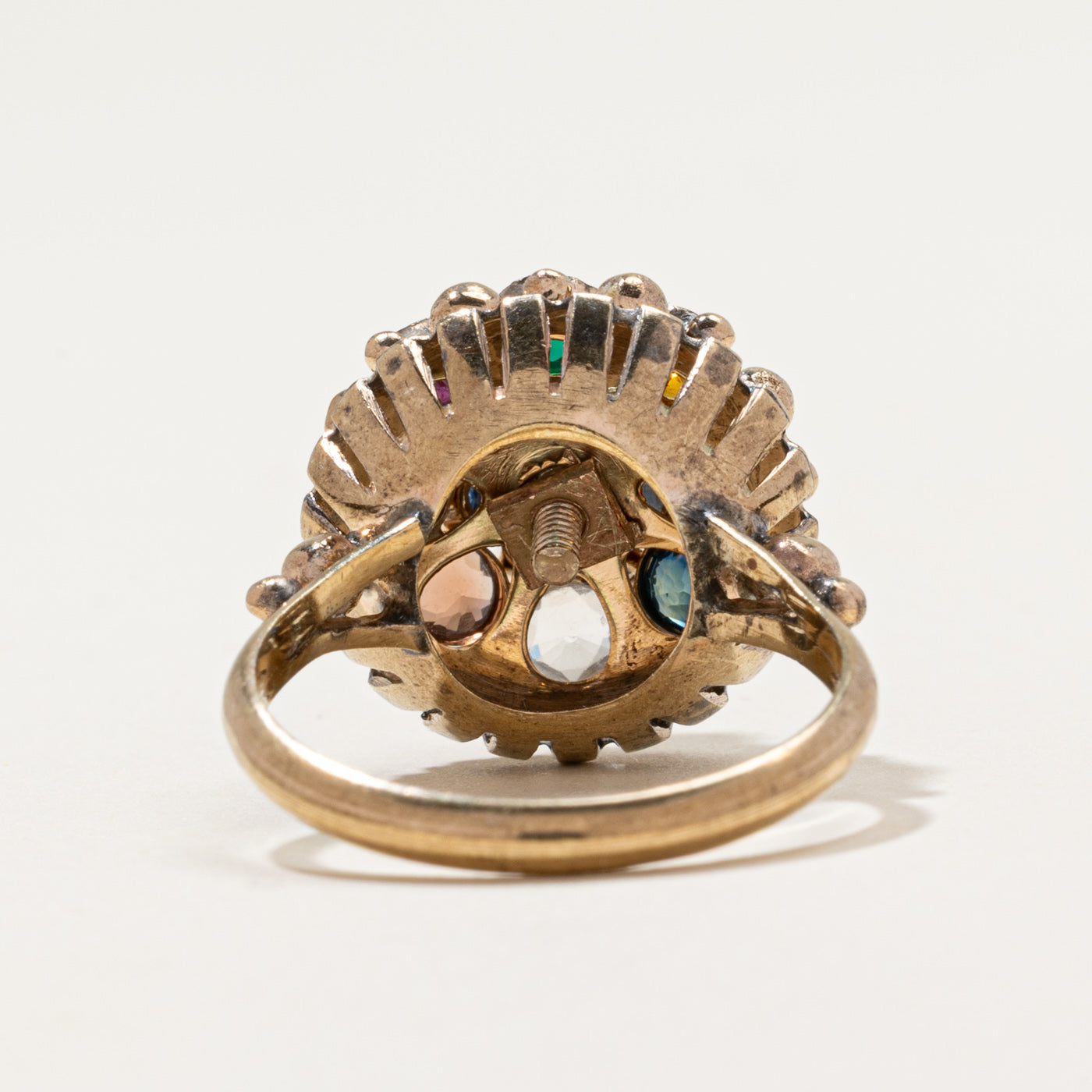 Multi Gemstone Cocktail Ring | 1.25ctw | SZ 7.25