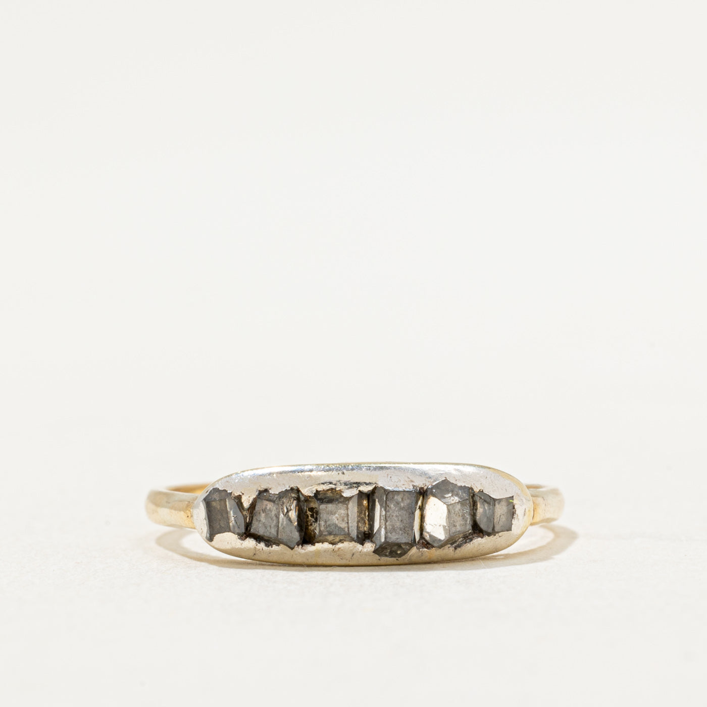 Antique Table Cut Diamond Ring | 0.80ctw | SZ 8.25