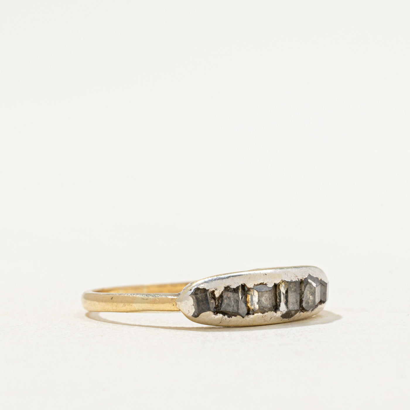 Antique Table Cut Diamond Ring | 0.80ctw | SZ 8.25