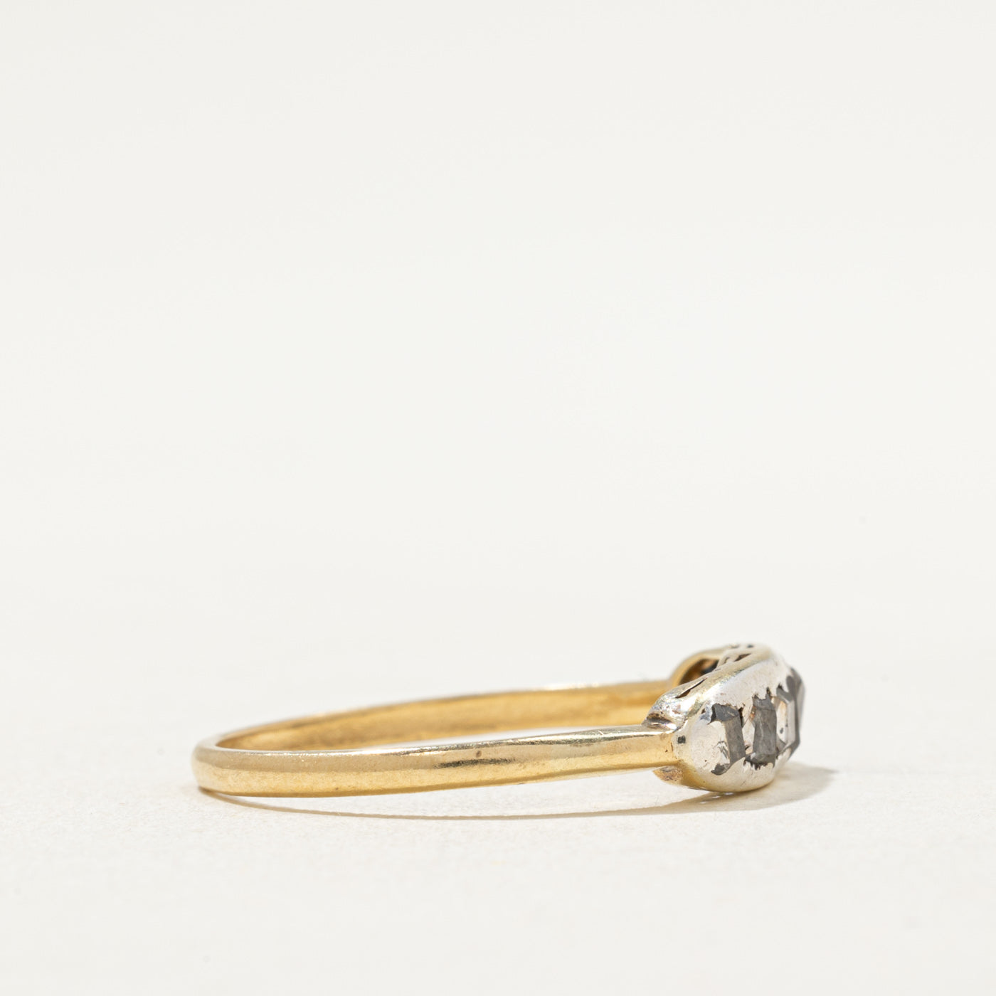 Antique Table Cut Diamond Ring | 0.80ctw | SZ 8.25