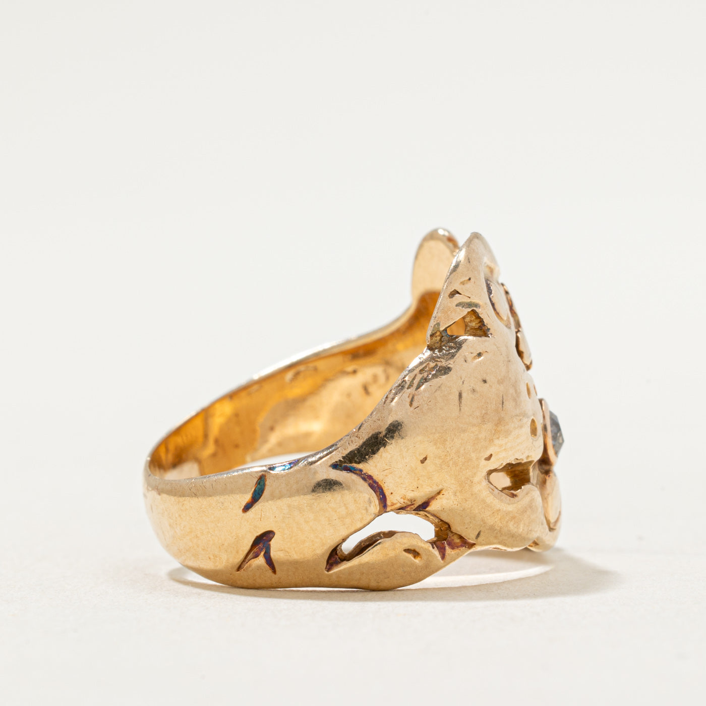 Diamond 'JTK' Initial Ring | 0.15ctw | SZ 9.25