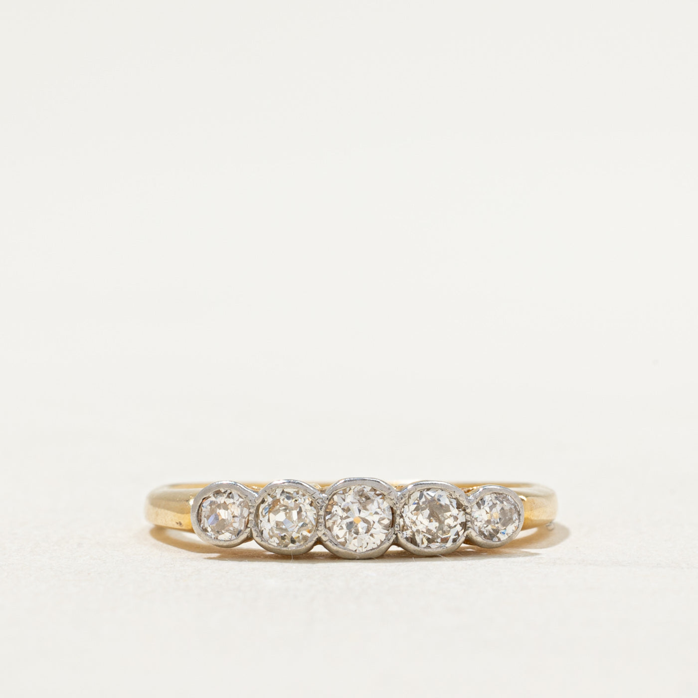 Five Stone Old European Cut Diamond Ring | 0.50ctw | SZ 6.75