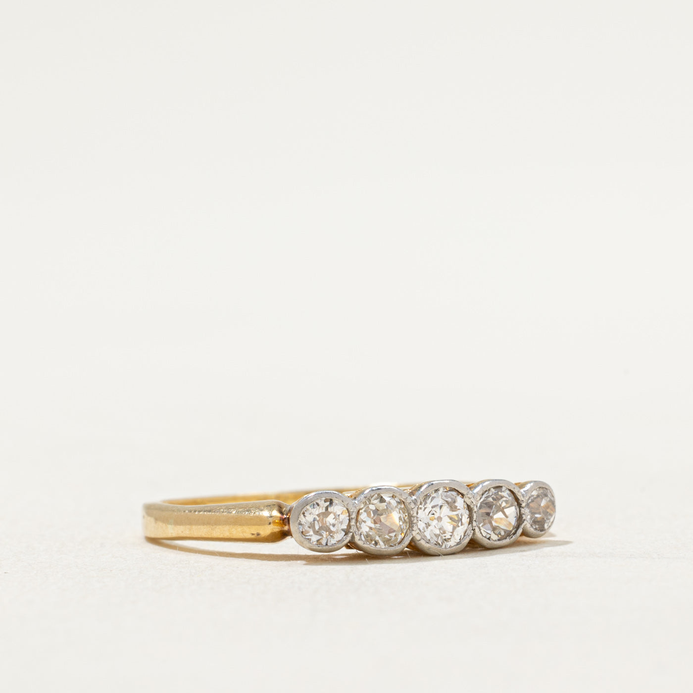 Five Stone Old European Cut Diamond Ring | 0.50ctw | SZ 6.75