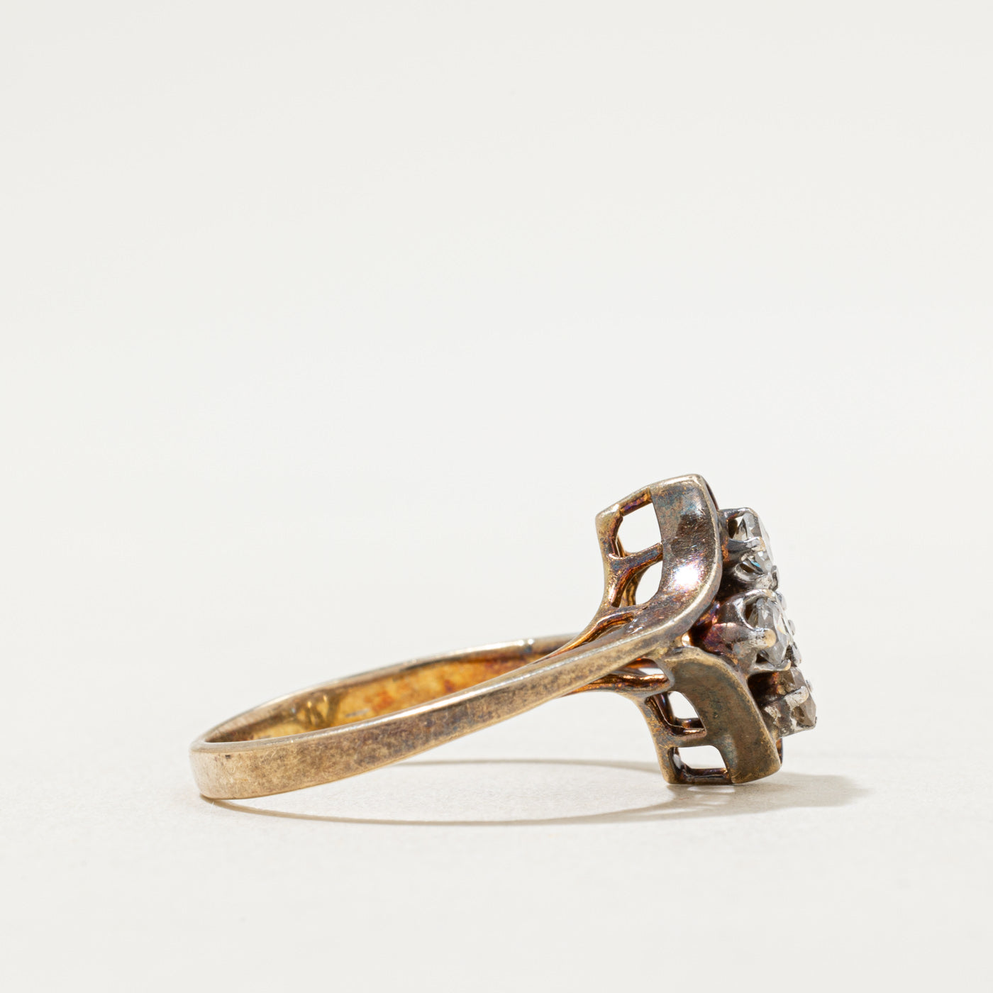 Diamond Cluster Cocktail Ring | 0.45ctw | SZ 8.25