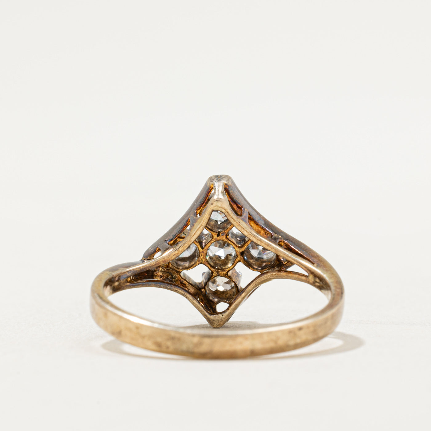 Diamond Cluster Cocktail Ring | 0.45ctw | SZ 8.25