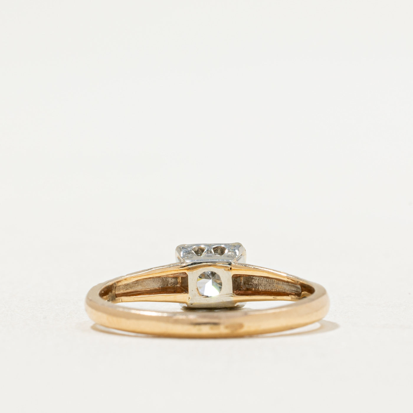 Vintage Solitaire Diamond Ring | 0.23ct | SZ 4.25