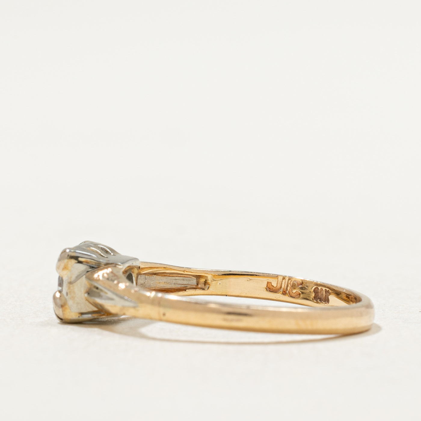 Vintage Solitaire Diamond Ring | 0.23ct | SZ 4.25