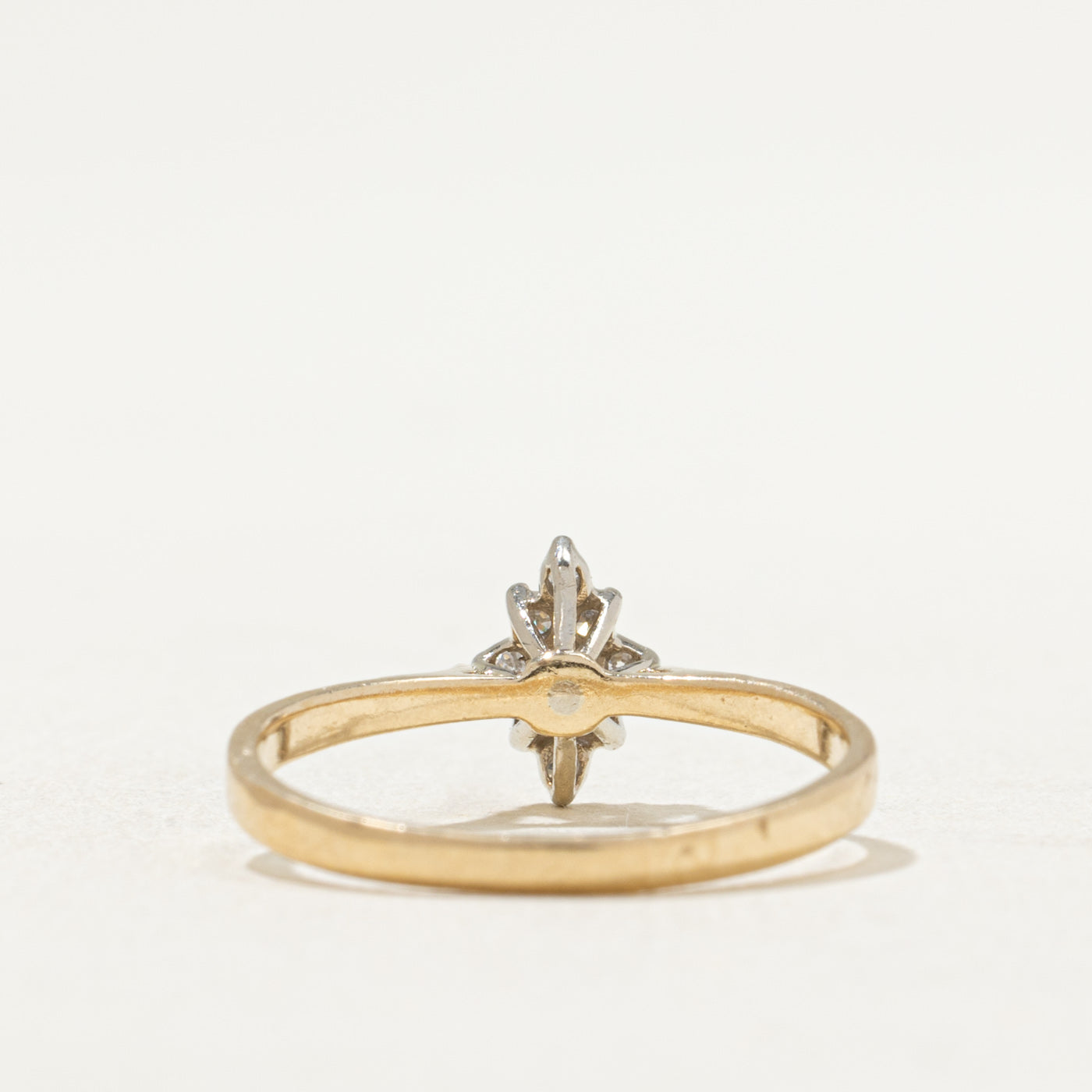Vintage Diamond Cluster Ring | 0.09ctw | SZ 5.5