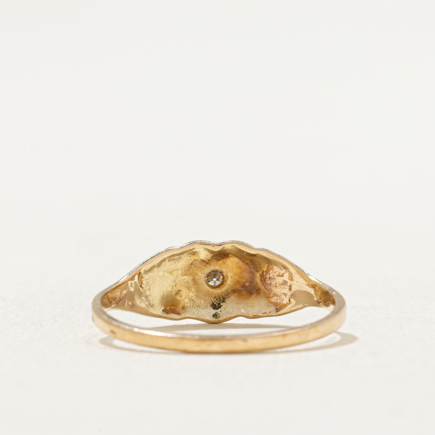 Bague cœur en diamant | 0,04 ct | Taille 4