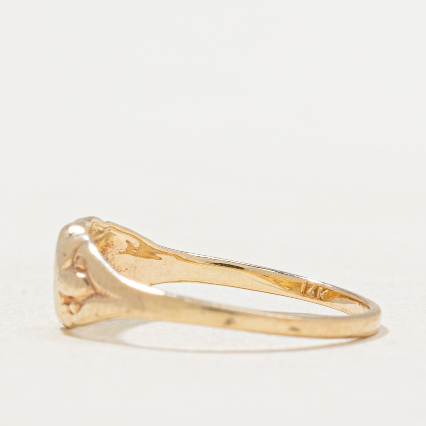Bague cœur en diamant | 0,04 ct | Taille 4