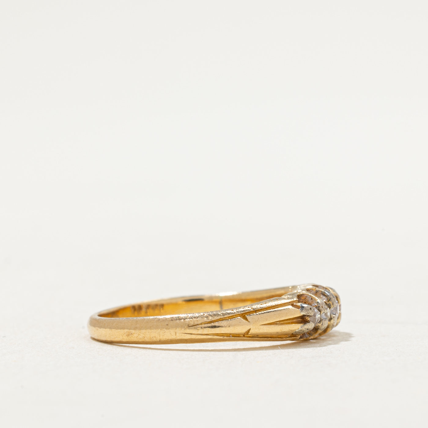 Vintage Five Stone Diamond Ring | 0.15ctw | SZ 6.25