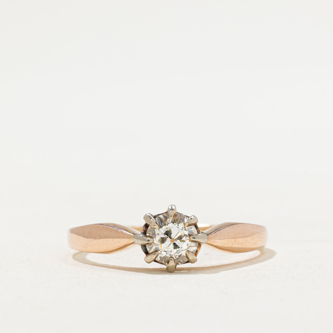 Solitaire Old European Cut Diamond Ring | 0.62ct | SZ 9.25
