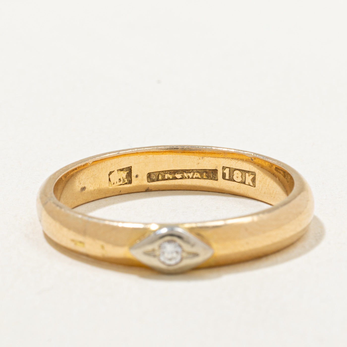 Victorian 'Dingwall' 1881 Diamond Band | 0.04ct | SZ 9.75