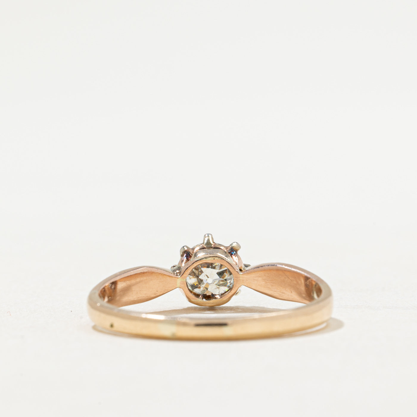 Solitaire Old European Cut Diamond Ring | 0.62ct | SZ 9.25