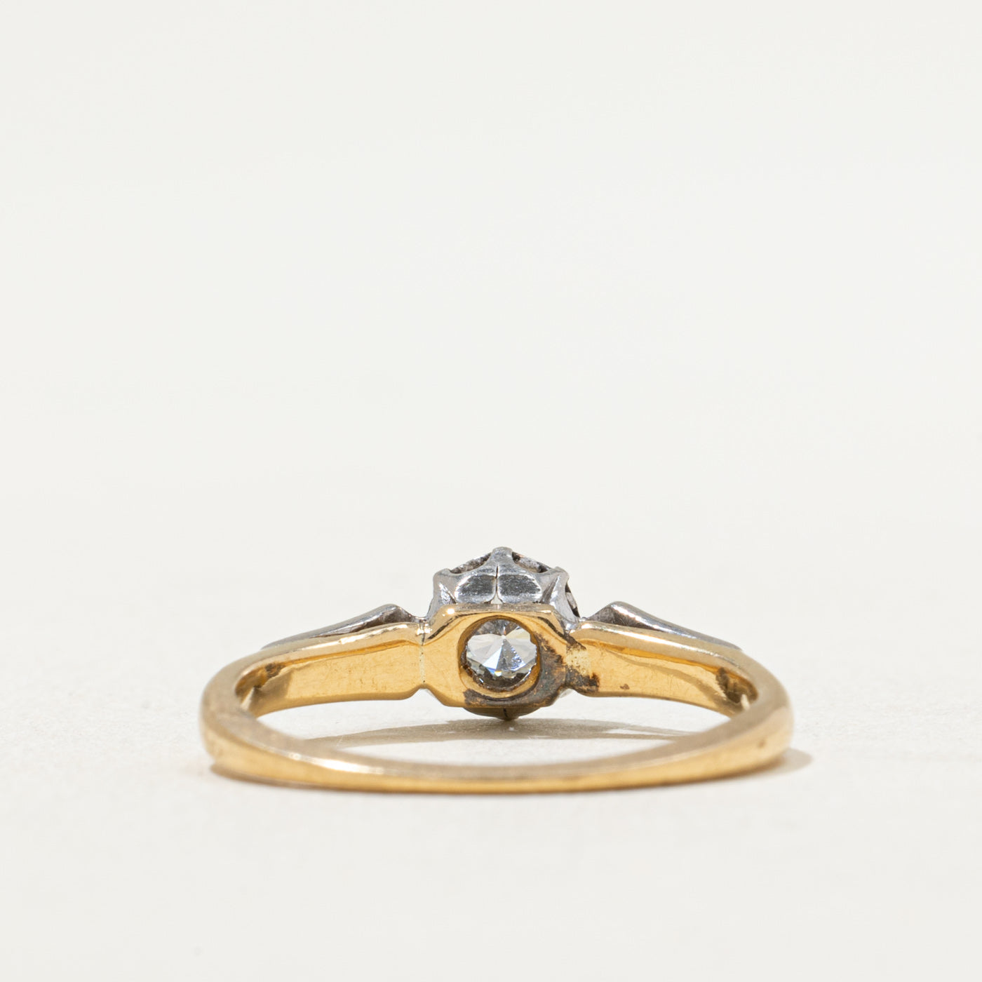 Vintage Single Stone Diamond Ring | 0.17ct | SZ 5.5