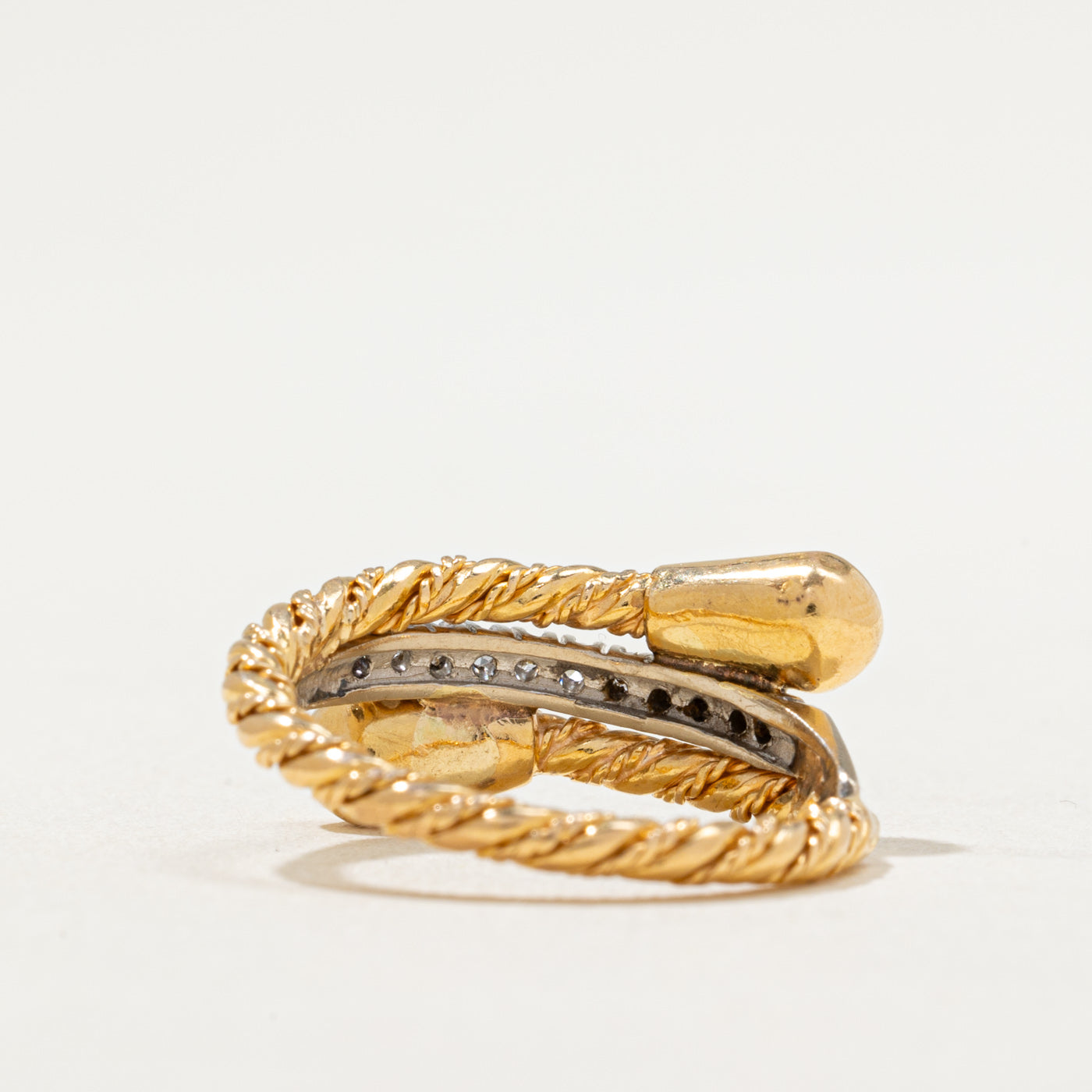 Diamond Wrap Rope Ring | 0.11ctw | SZ 6.75