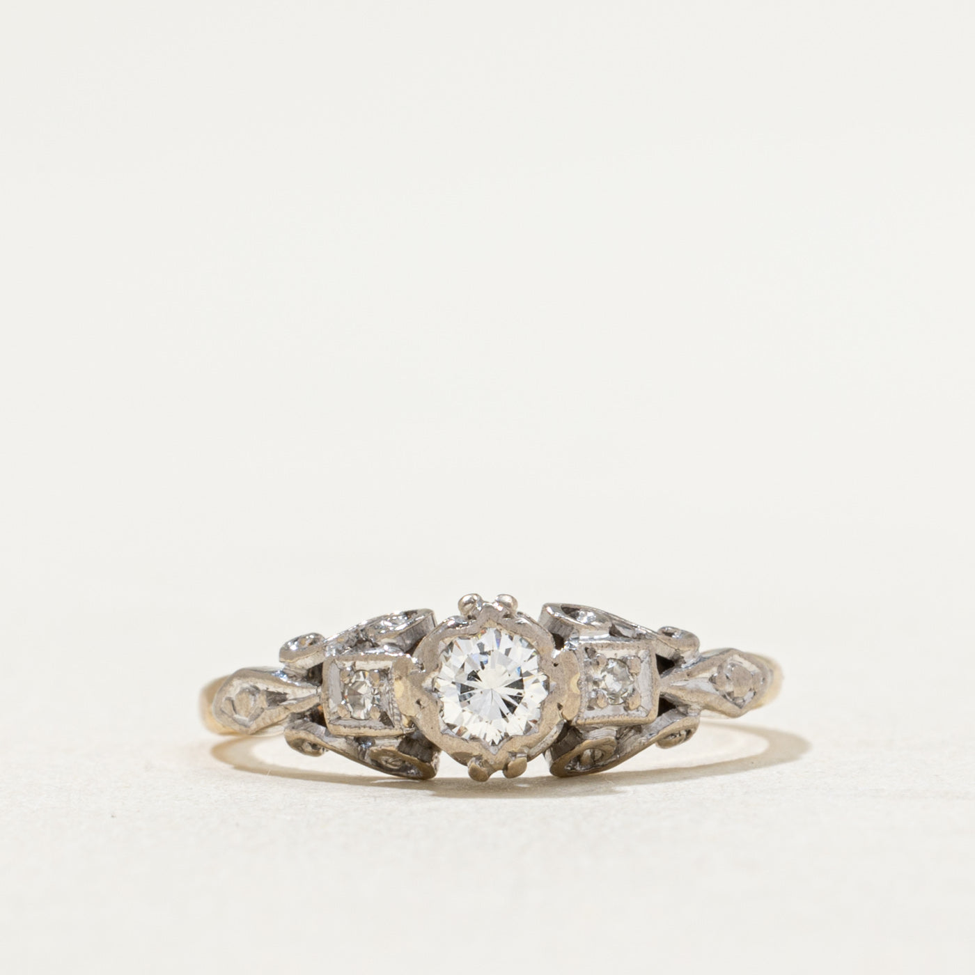 Vintage Diamond Ring | 0.22ctw | SZ 4.75