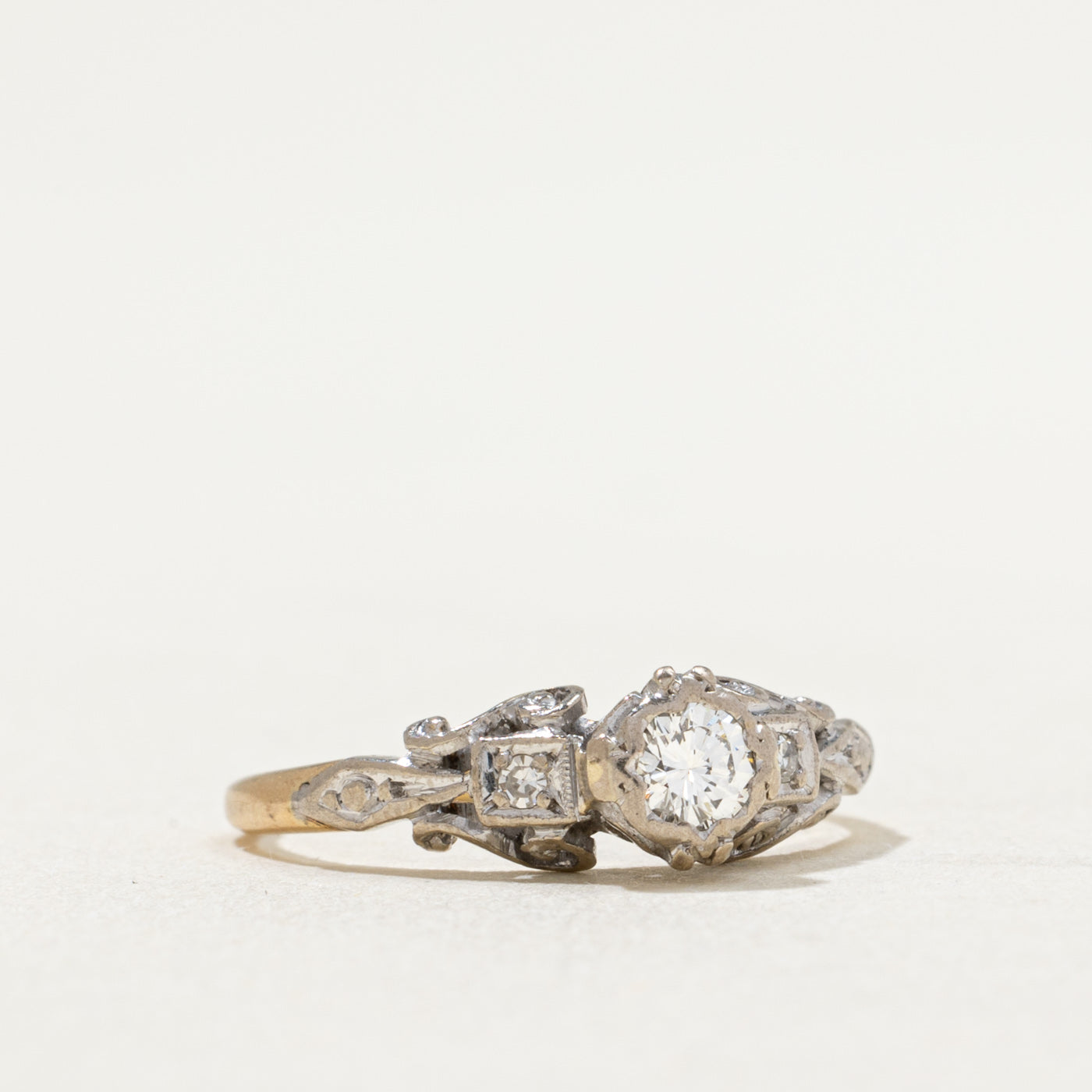 Vintage Diamond Ring | 0.22ctw | SZ 4.75