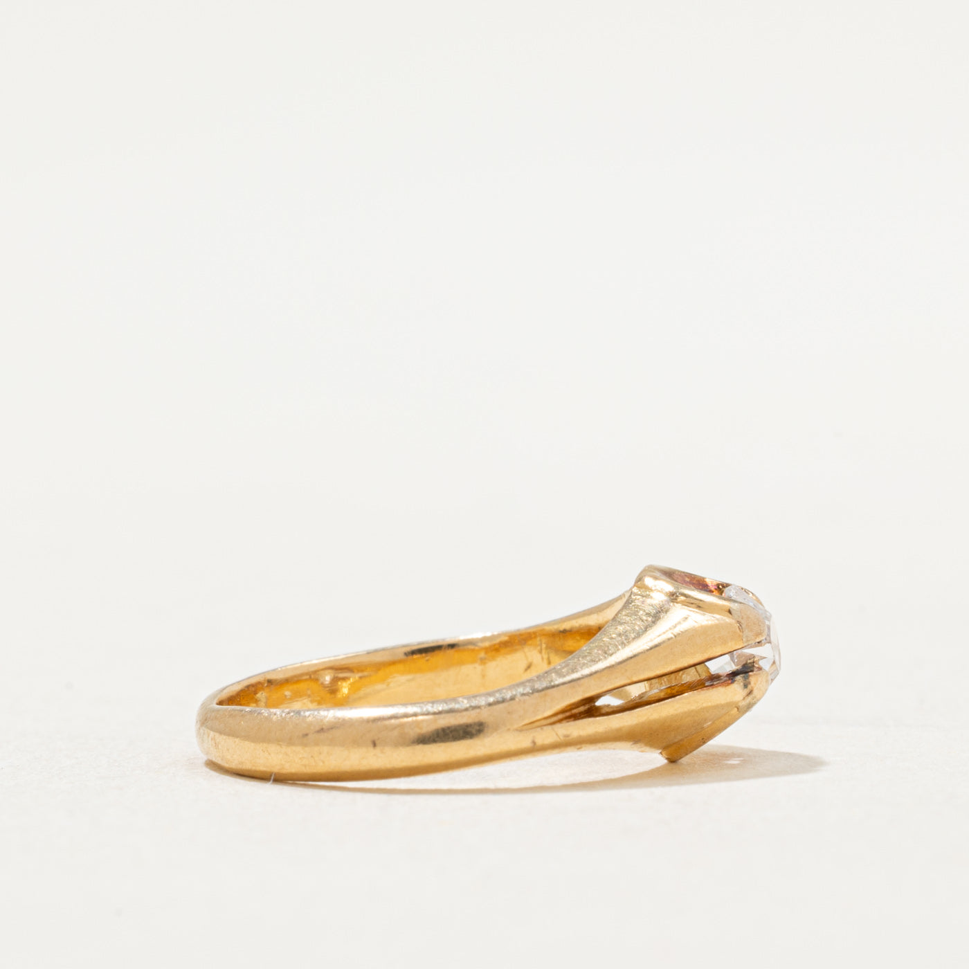 Antique Old Mine Diamond Ring | 0.20ct | SZ 2.5