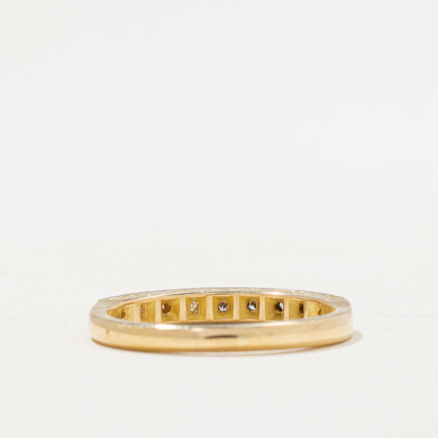 Vintage Semi Eternity Diamond Band | 0.13ctw | SZ 7.25