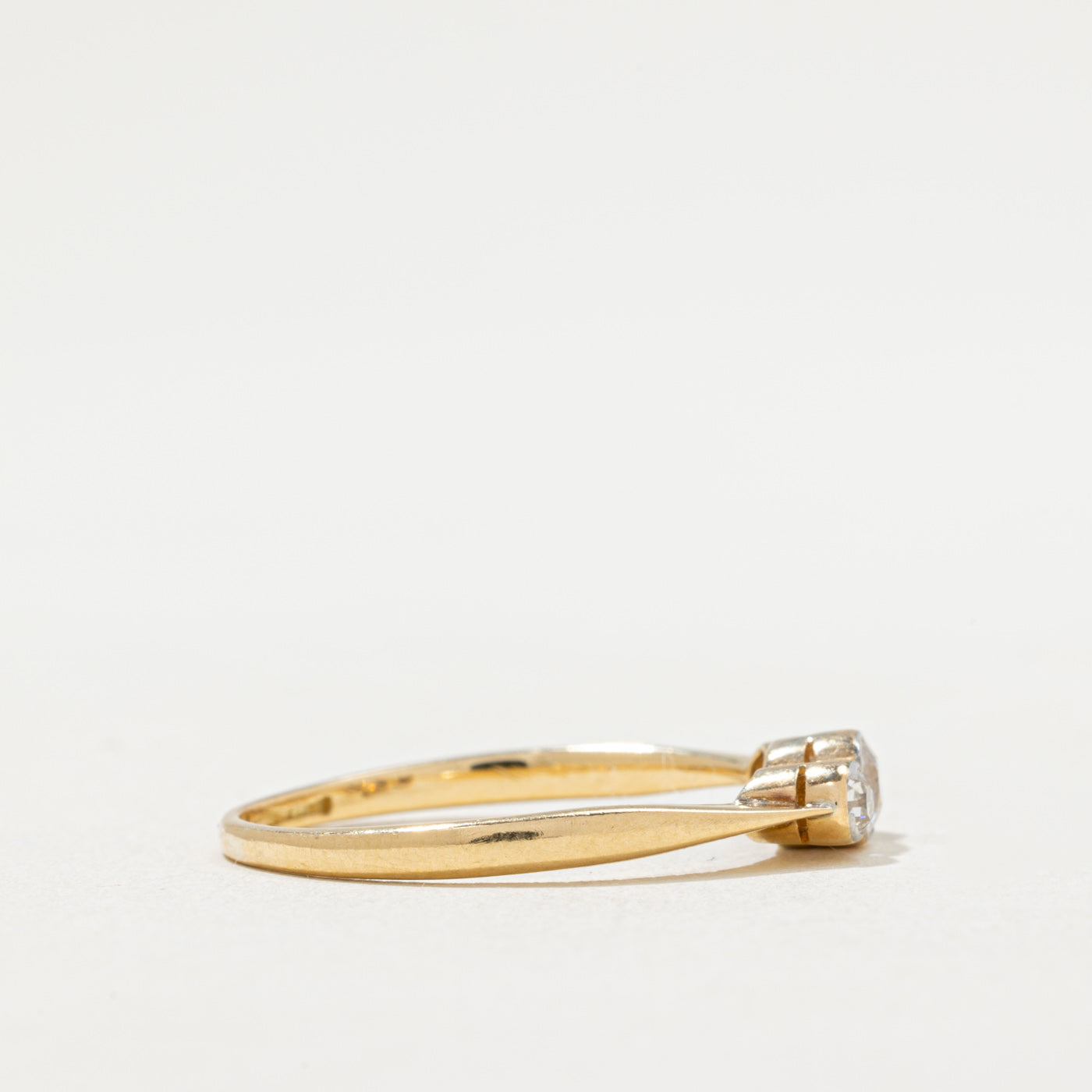 Three Stone Old European Diamond Ring | 0.34ctw | SZ 9