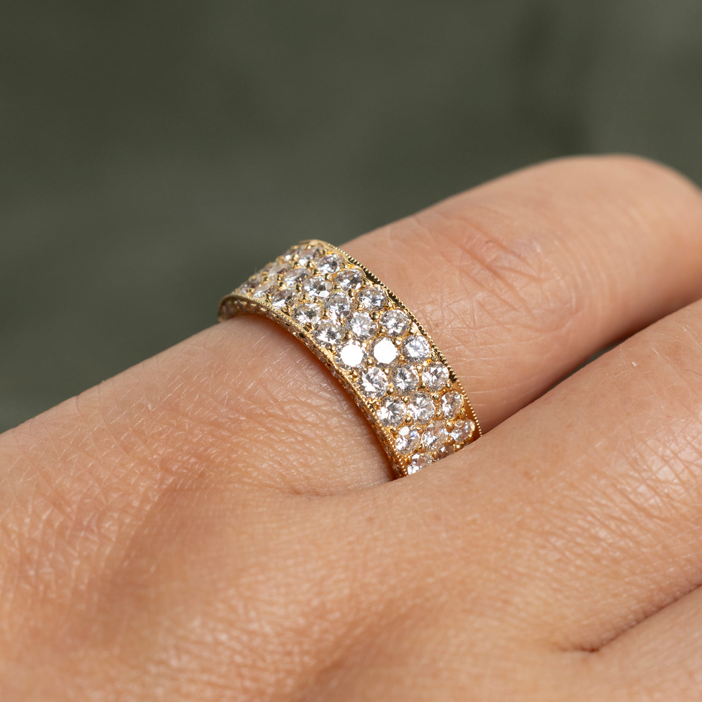 Semi Eternity Pavé Set Diamond Band | 1.55ctw | SZ 6