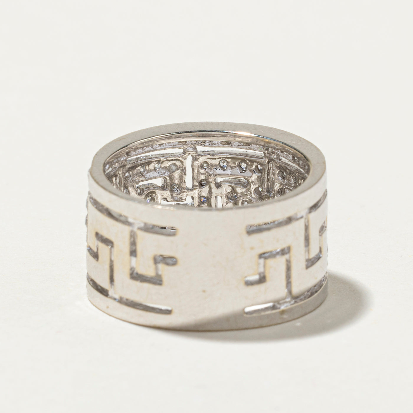 Diamond Geometric Design Band | 0.86ctw | SZ 6.75