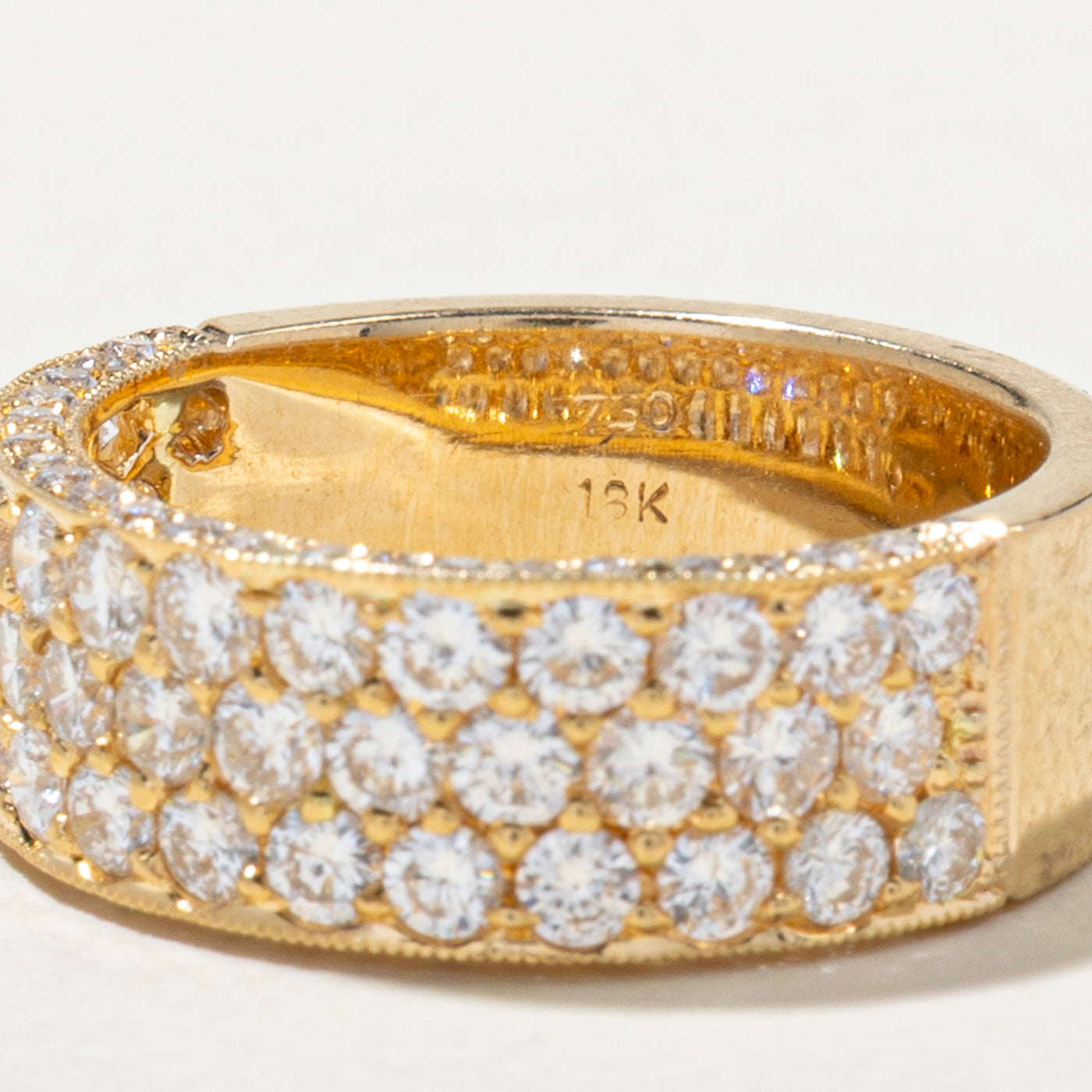 Semi Eternity Pavé Set Diamond Band | 1.55ctw | SZ 6