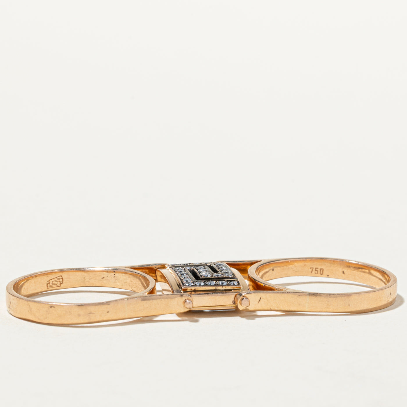 Flippable Diamond Geometric Design Ring | 0.47ctw | SZ 7.5