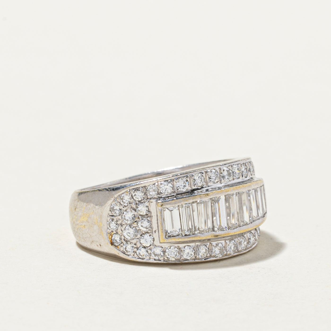 Multi Cut Diamond Cocktail Ring | 1.23ctw | SZ 5.5
