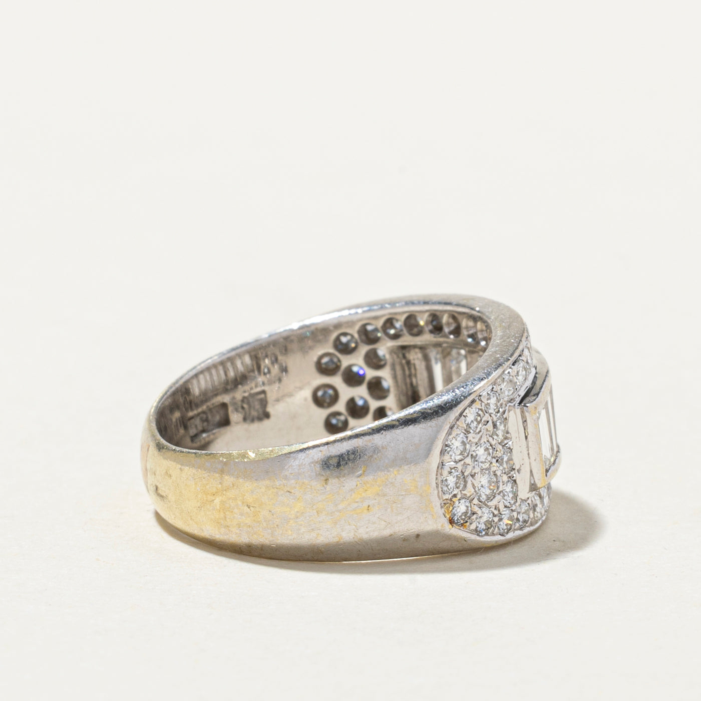 Multi Cut Diamond Cocktail Ring | 1.23ctw | SZ 5.5