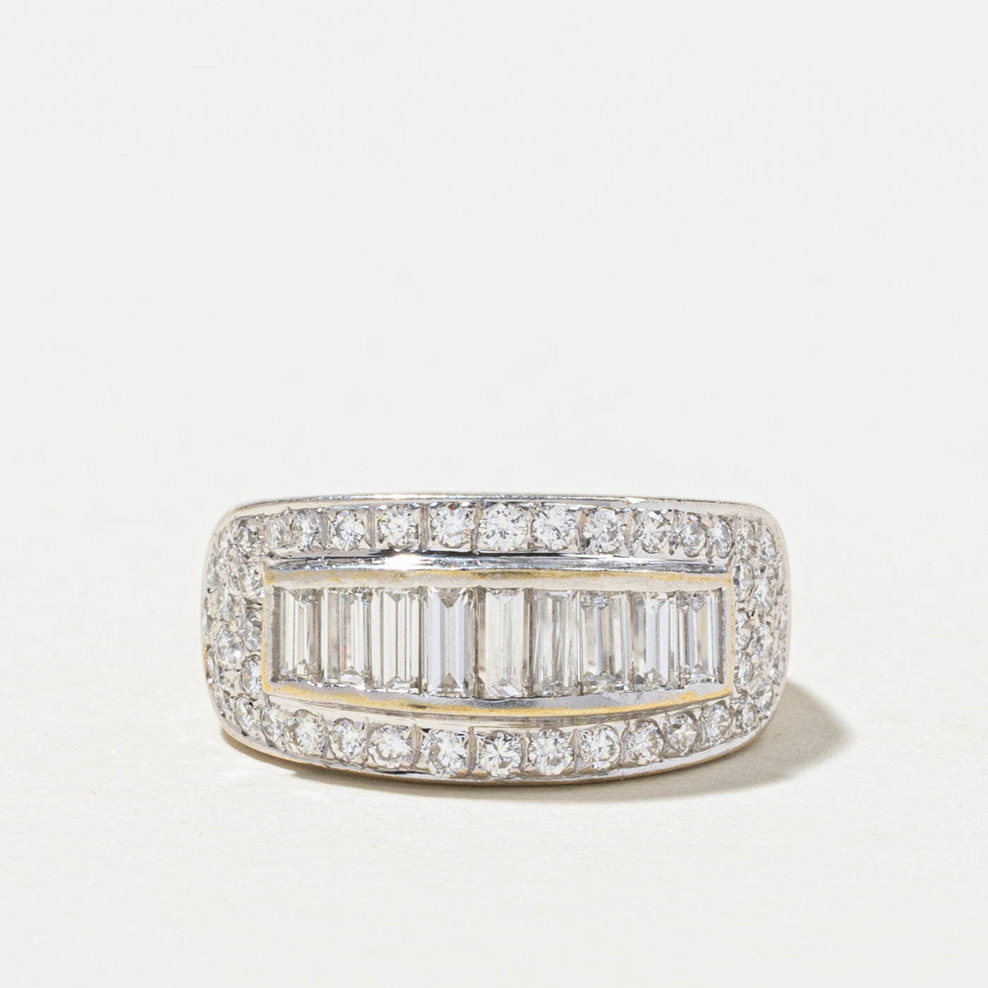 Multi Cut Diamond Cocktail Ring | 1.23ctw | SZ 5.5