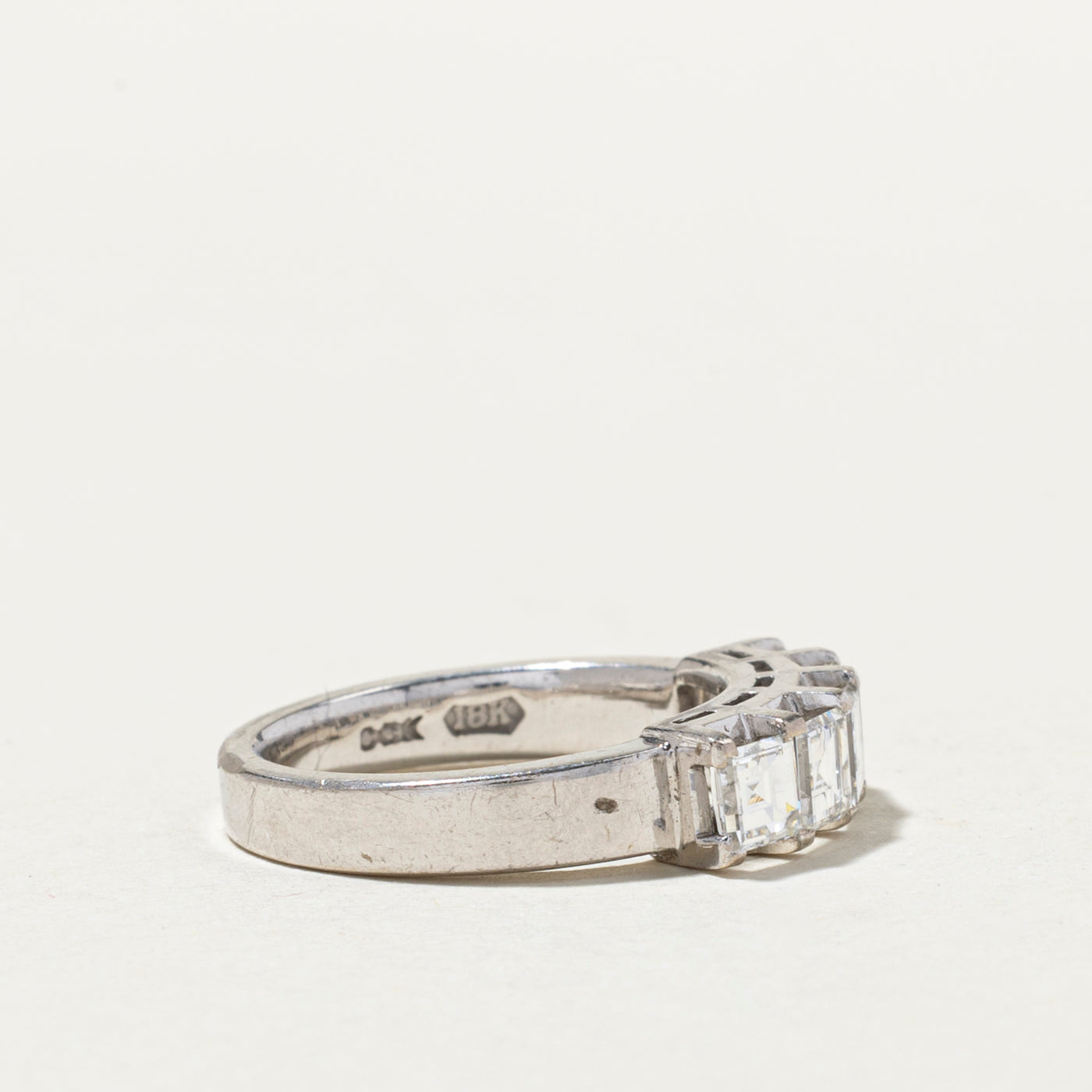 Five Stone Square Cut Diamond Ring | 1.17ctw | SZ 4