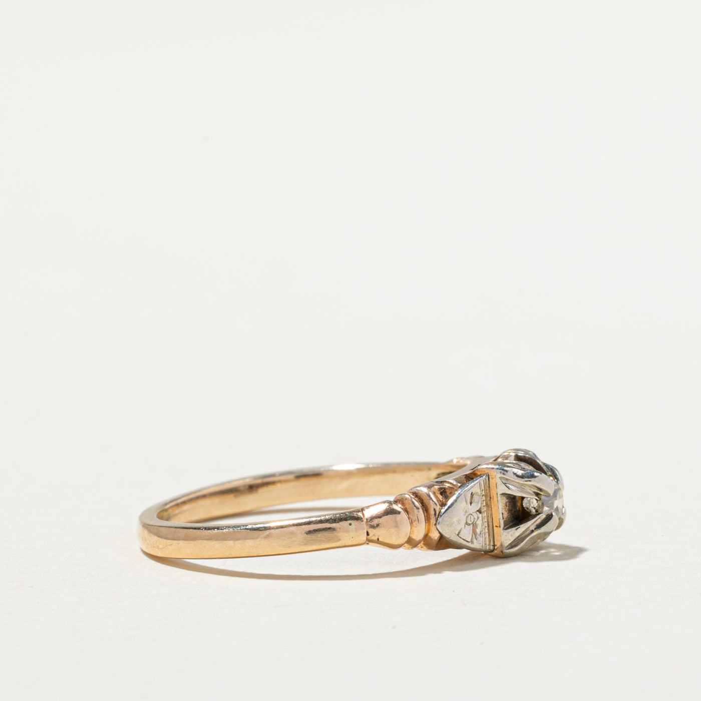 Single Stone Illusion Set Diamond Ring | 0.08ct | SZ 5.5