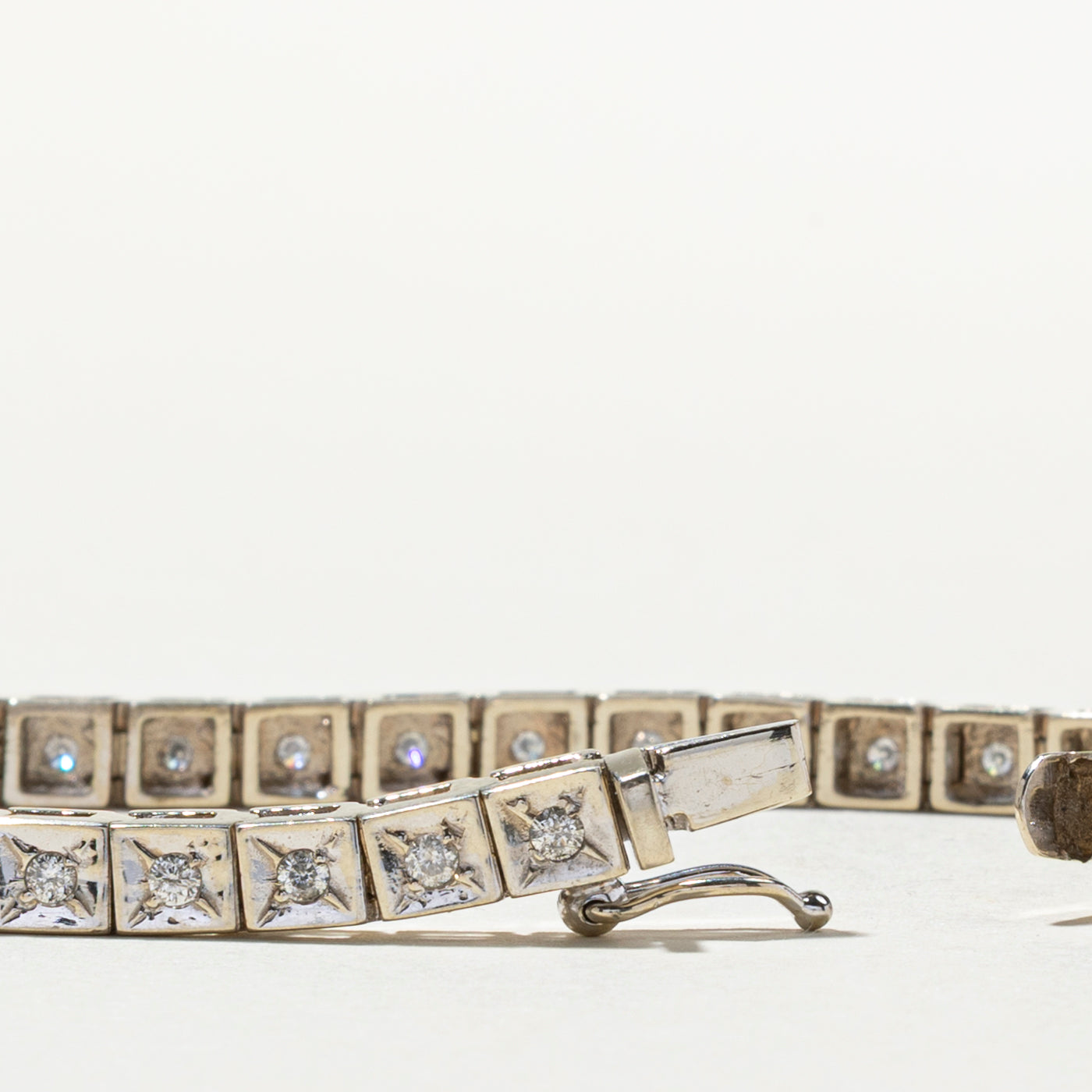 14K Diamond Tennis Bracelet | 1.22ctw | 7"
