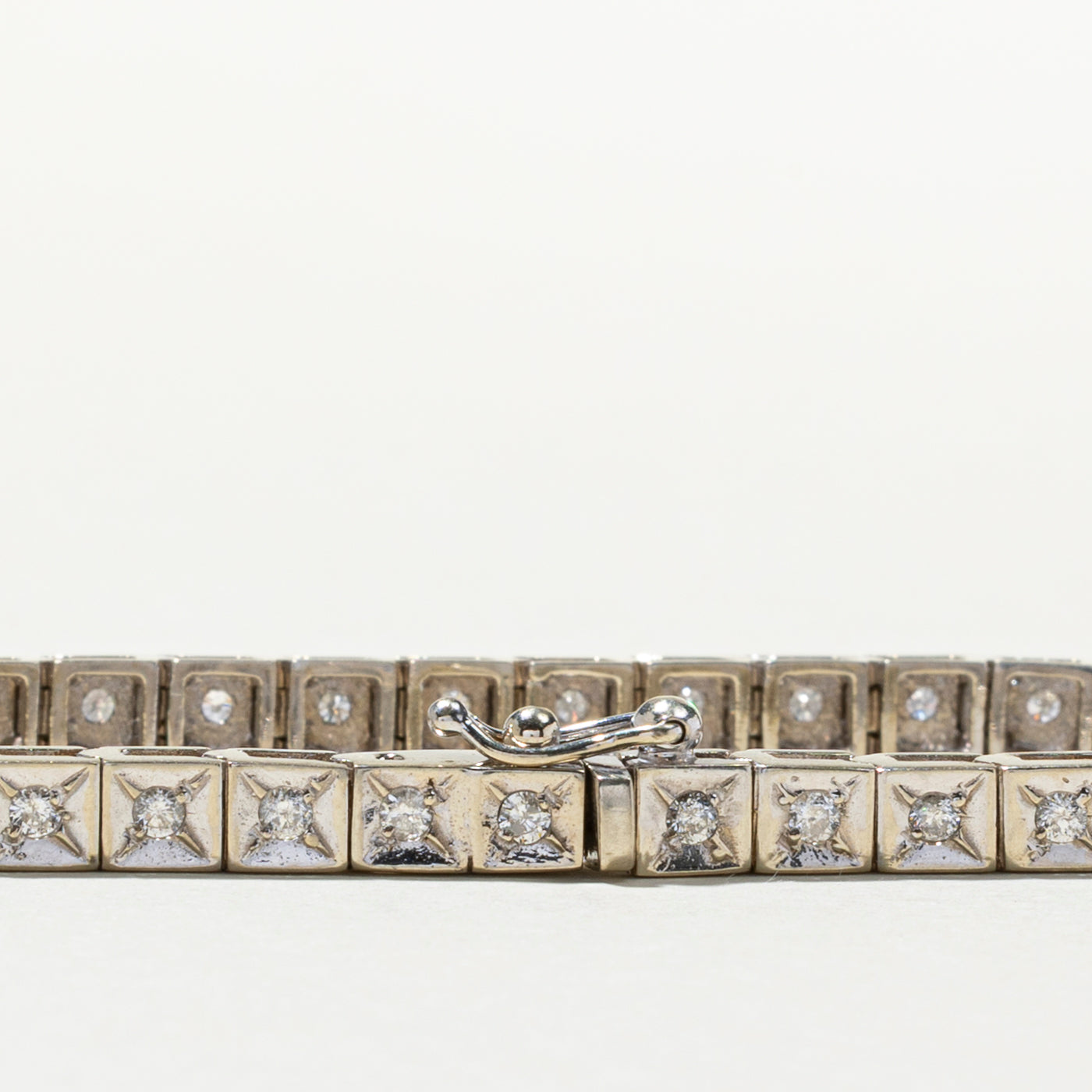 14K Diamond Tennis Bracelet | 1.22ctw | 7"