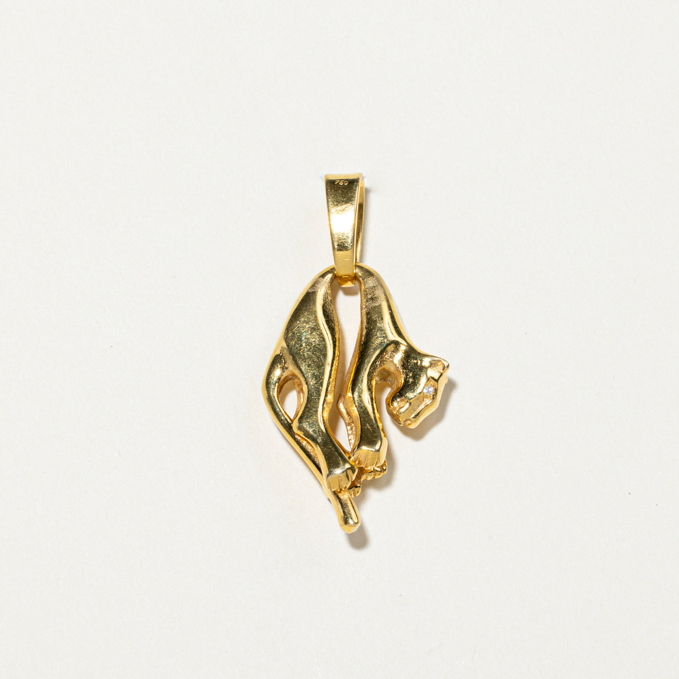 Diamond Panther Pendant | 0.17ctw