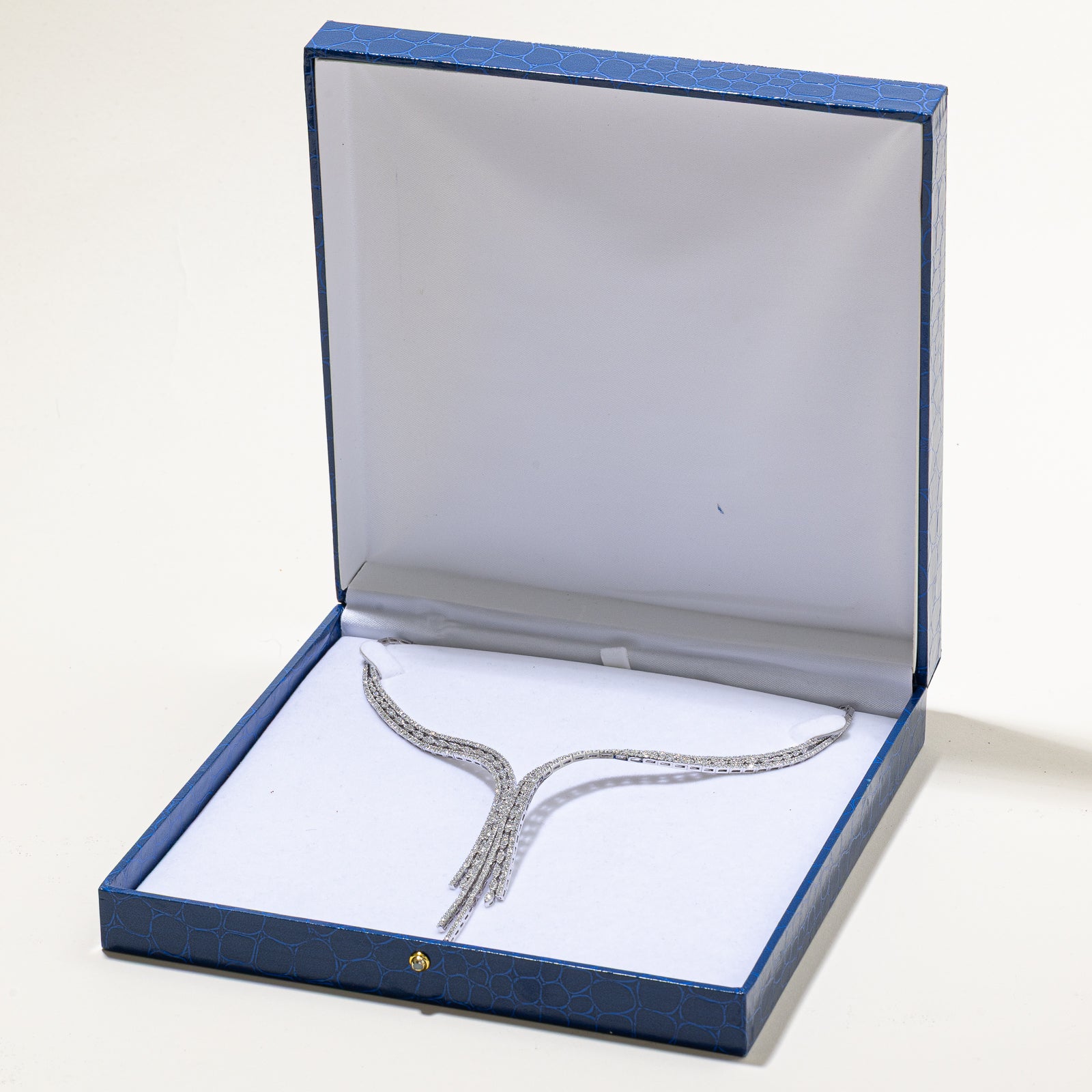18K Diamond Diamond Encrusted Drop Necklace | 5.93ctw | 17"