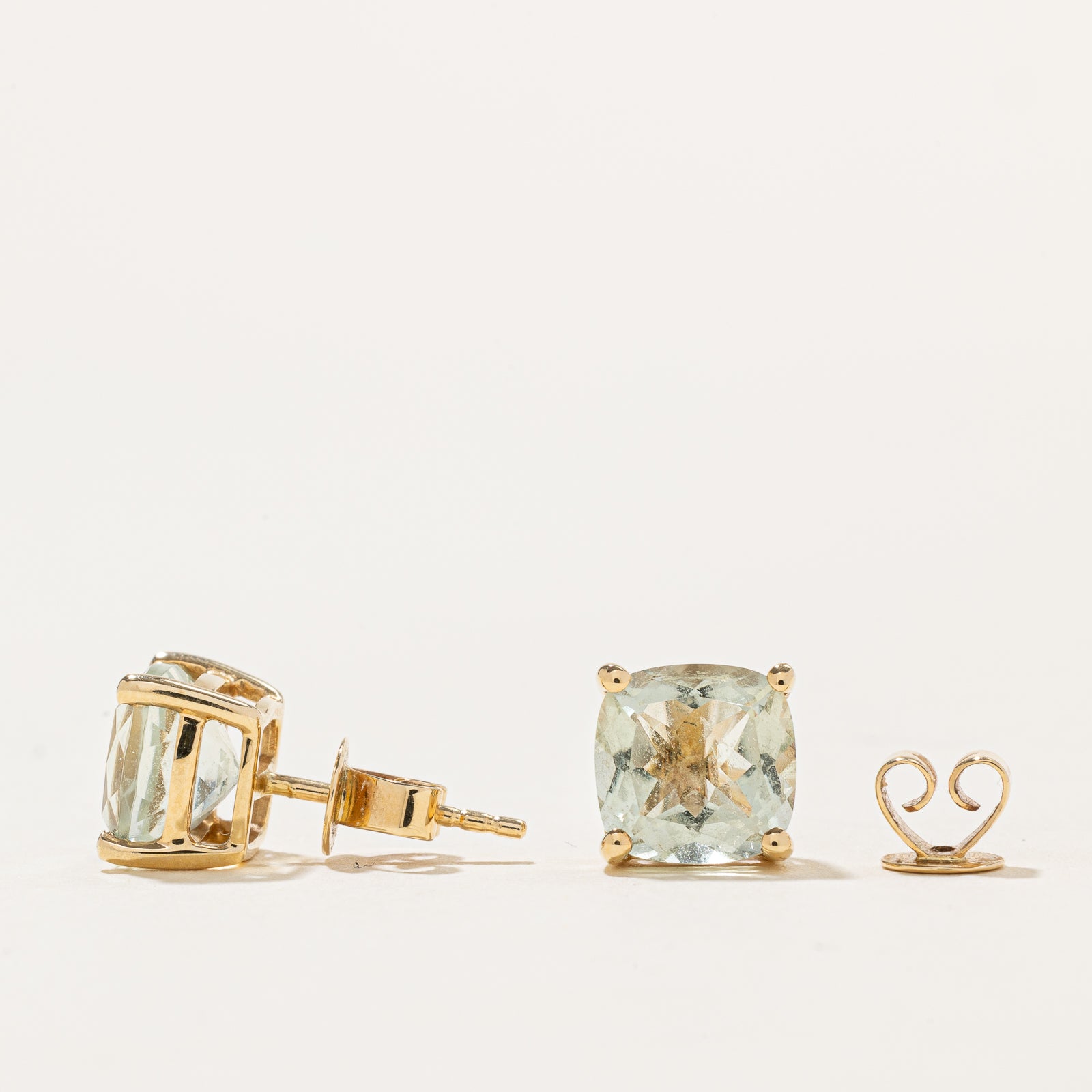 'Effy' 14K Prasiolite Stud Earrings | 3.20ctw