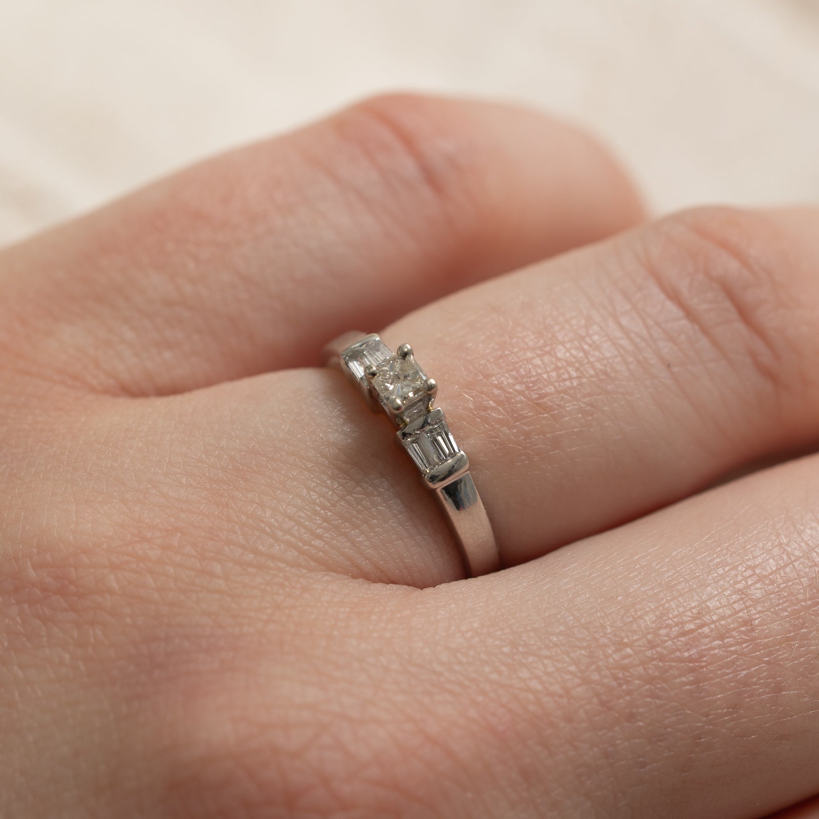 Princess Cut Diamond Ring | 0.25ctw | SZ 5