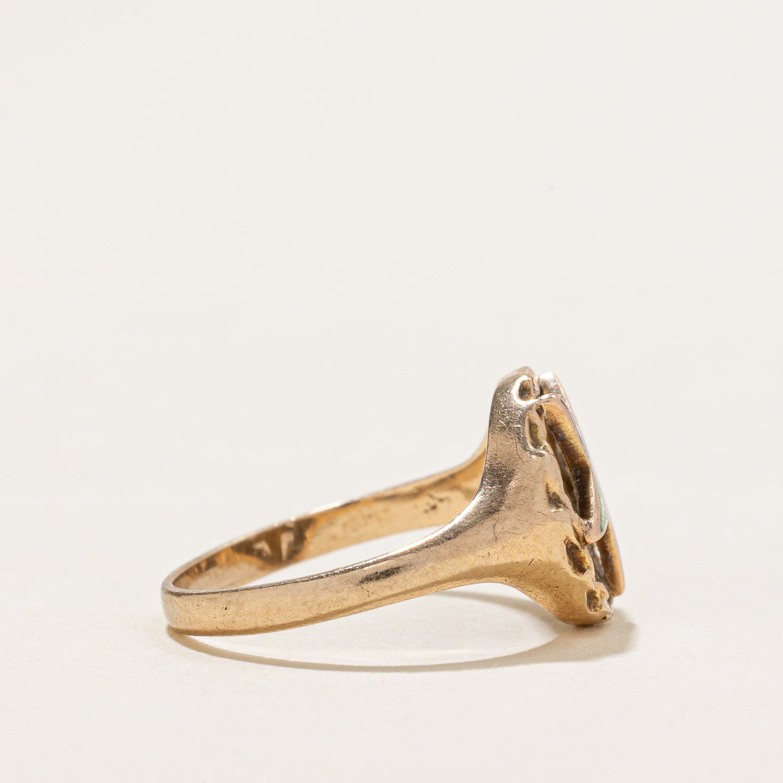 10K Yellow Gold Order of the Eastern Star Ring | SZ 4